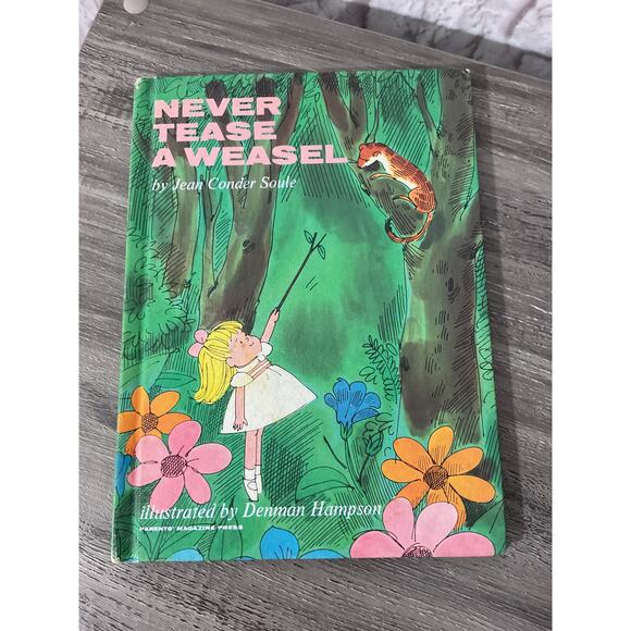 1964 Never Tease A Weasel, Jean Conder Soule Vintage Children's Book - Picture 1 of 7